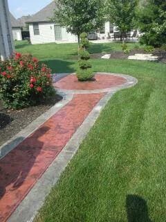 Paver walkway installation